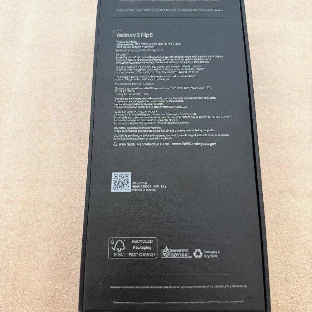 💯 Authentic📱Samsung📱 Galaxy Z Flip5 - 512 GB - Mint (Unlocked) - Picture 13 of 13